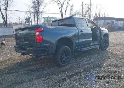 2025 Chevrolet Silverado 1500 4Wd Short Bed Lt Trail Boss z USA, uszkodzony, nr VIN 3GCUKFEL9SG279416